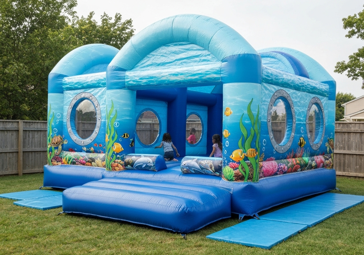 Underwater Ocean Blow-Up Tent